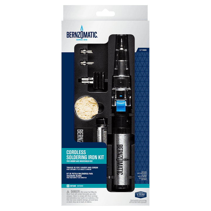 BernzOmatic Soldering & Repair Kit 7in1 Butane Buy Tools Online